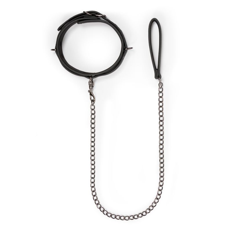 Fetish Collar With Leash Bondage Set – Adjustable Collar and Leash Set > Bondage Gear > Collars & Leashes