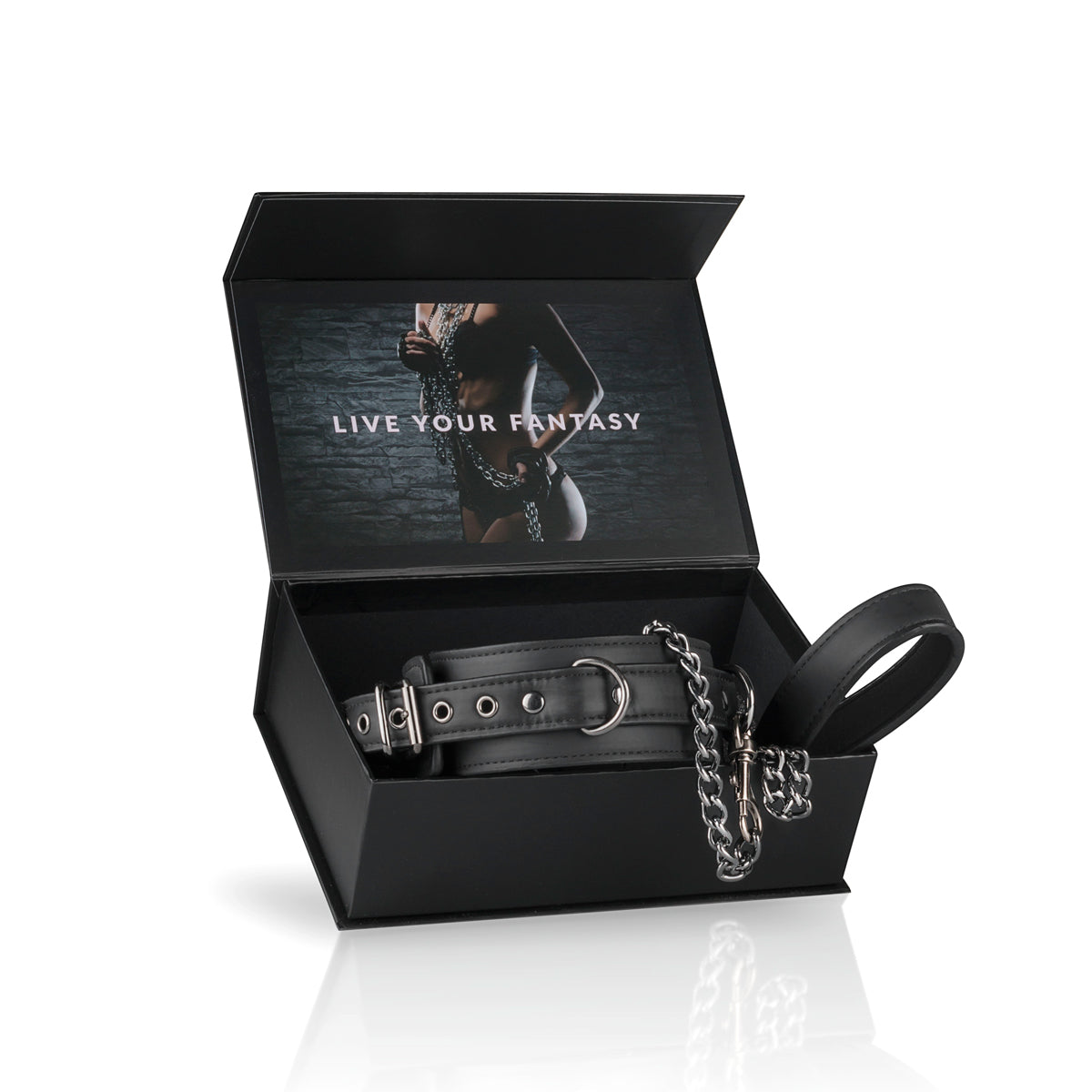 Fetish Collar With Leash Bondage Set – Adjustable Collar and Leash Set > Bondage Gear > Collars & Leashes