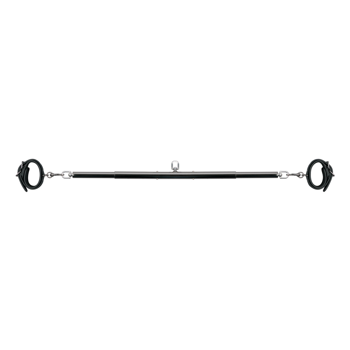 Expander Spreader Bar and Adjustable Cuffs Set – Metal Restraint System Black > Bondage Gear > Restraints