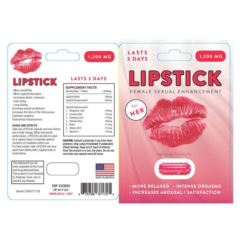 Lipstick Female Libido Enhancement Pills for Energy and Desire Enhancers Female
