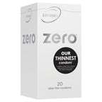 LifeStyles Zero Condoms – Uber Thin Lubricated Condoms 20 Pack > Essentials > Condoms