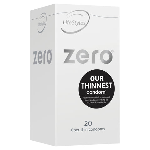Lifestyles Zero 20 Ultra Thin Condoms for Unmatched Sensation and Intimacy Condoms