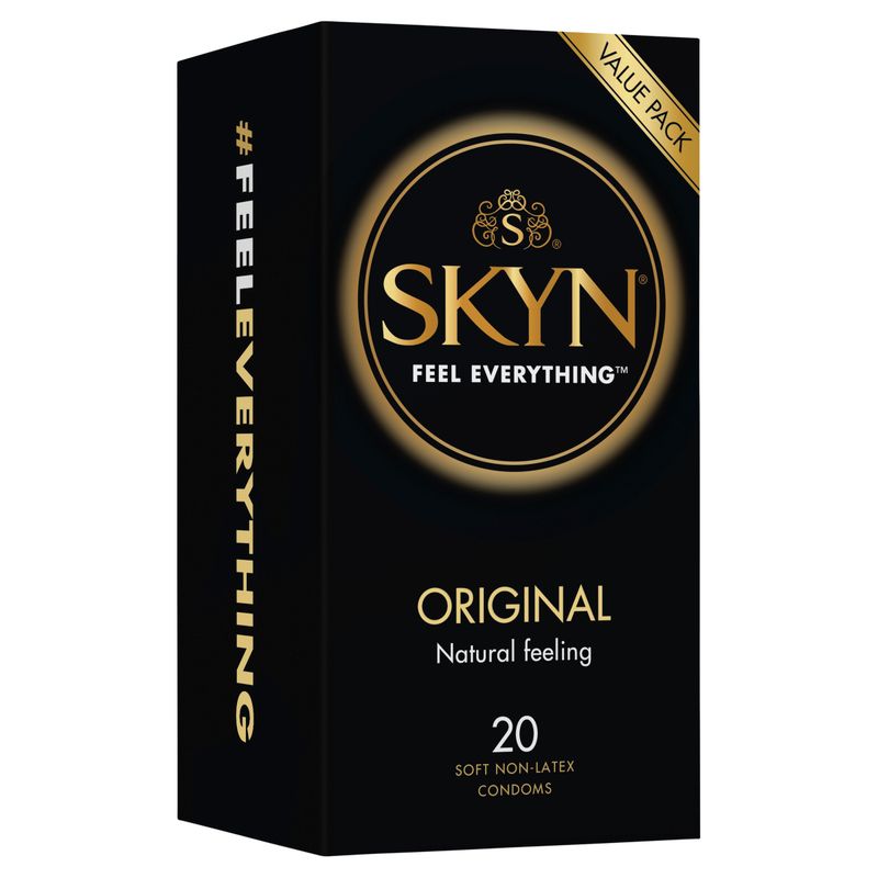 Skyn Original – Natural Feeling Polyisoprene Condoms 53mm 20 Pack > Essentials > Condoms > Non-Latex