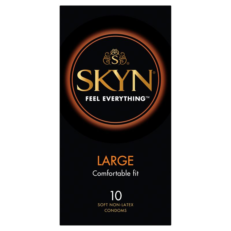 Skyn Large – Extra Comfort Polyisoprene Condoms 56mm 10 Pack > Essentials > Condoms