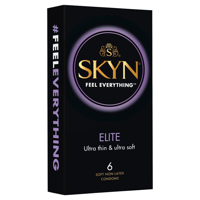 Skyn Elite Ultra Thin Non-Latex Condom – Ultra Soft Natural Feeling 6. Pack > Essentials > Condoms