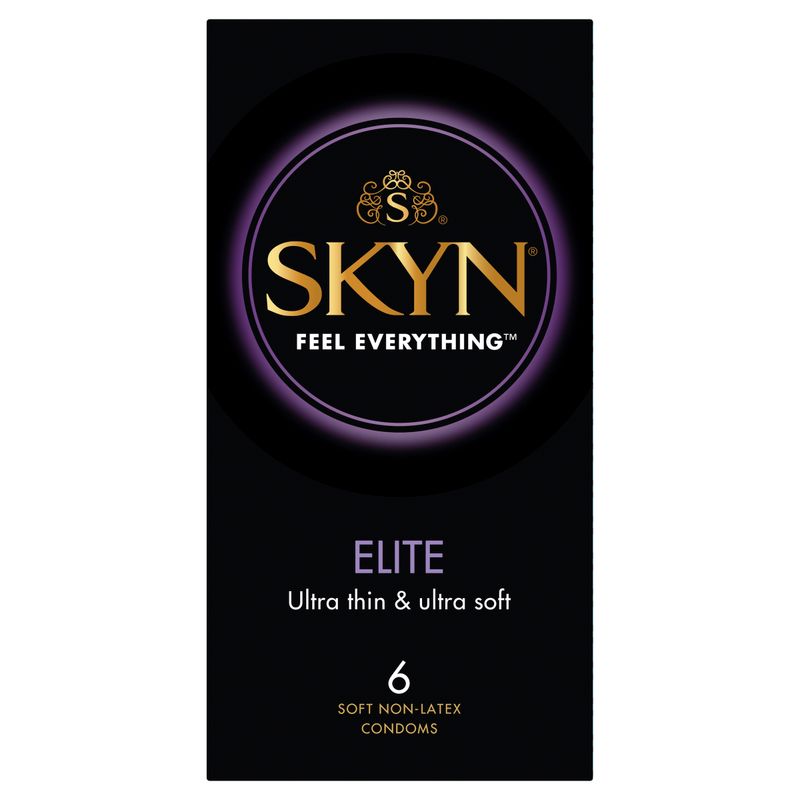 Skyn Elite Ultra Thin Non-Latex Condom – Ultra Soft Natural Feeling 6. Pack > Essentials > Condoms > Non-Latex