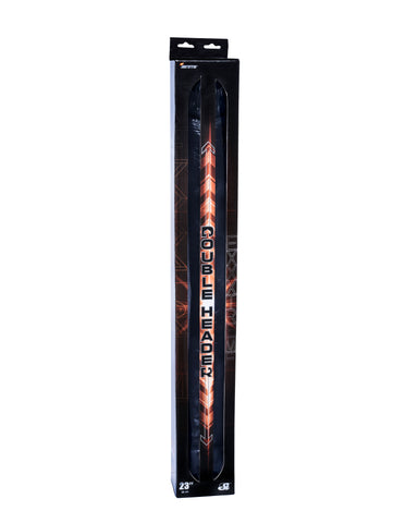 Exxxtreme Double Dong 23in Black Realistic PVC 2.35in Double Dongs