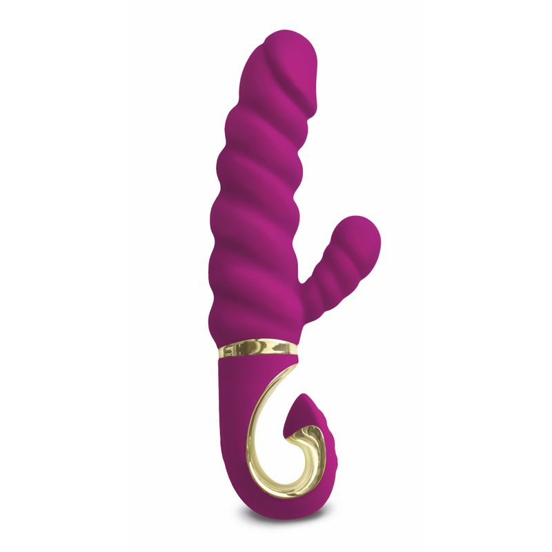 Gcandy Raspberry Dual Motor Vibrator Waterproof 4 Inch > Vibrators > Ladies > Rabbit