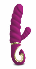 Gcandy Raspberry Dual Motor Vibrator Waterproof 4 Inch Raspberry > Vibrators > Ladies > Rabbit