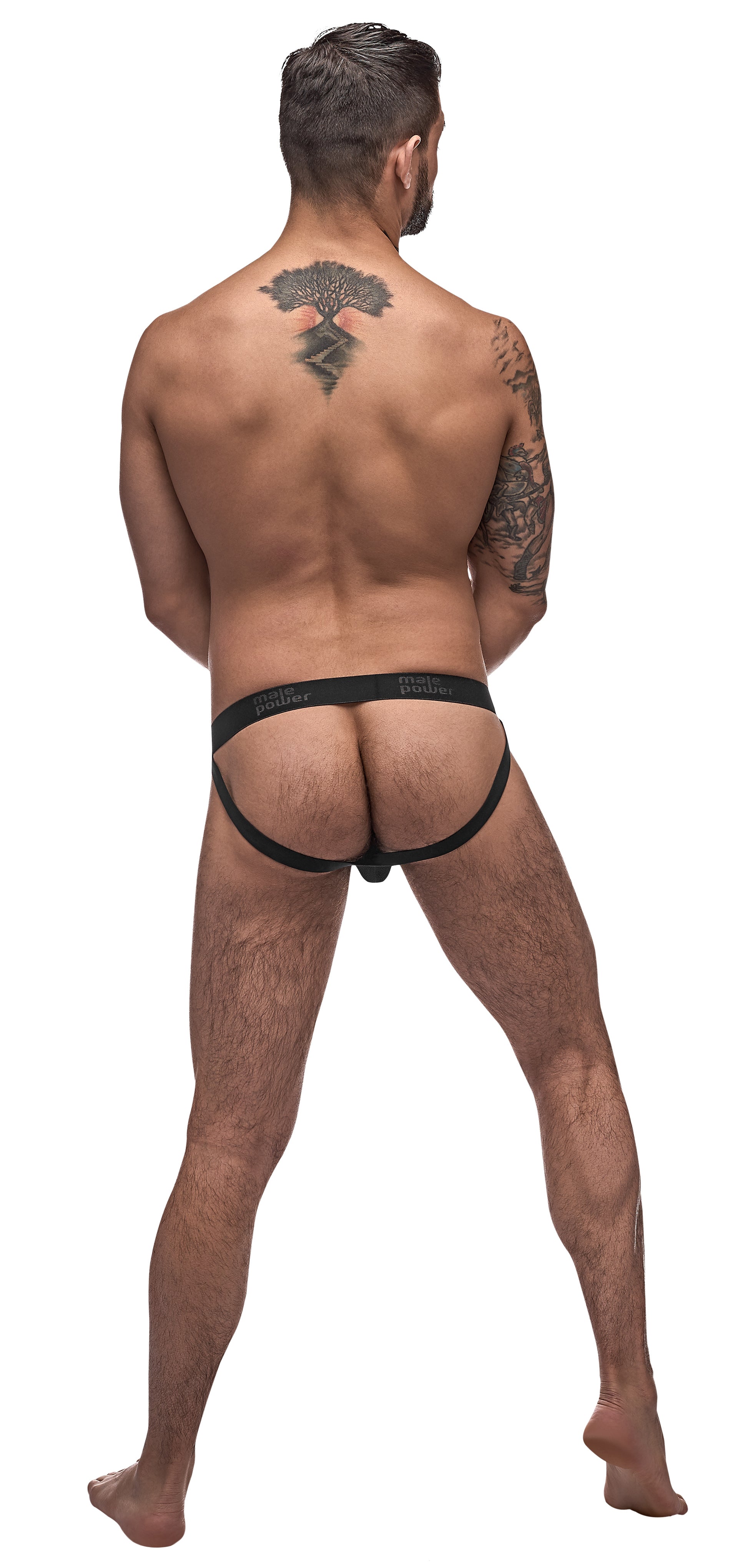 Male Power Grip and Rip Jock with Breakaway Front Pouch Jockstraps
