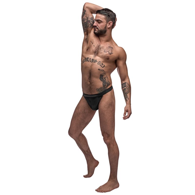 Male Power Grip and Rip Off Thong – Breakaway Front Pouch Men's Underwear Black Large Extra Large > Clothes > Mens G-Strings