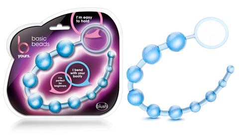 B Yours Basic Beads Blue 10 Gradual Beads for Pleasure > Anal Range > Anal Beads