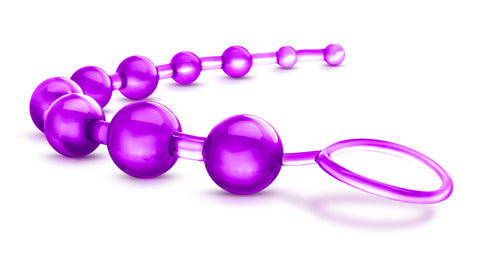 B Yours Basic Beads Purple Flexible Gradual Pleasure Beads > Anal Range > Anal Beads