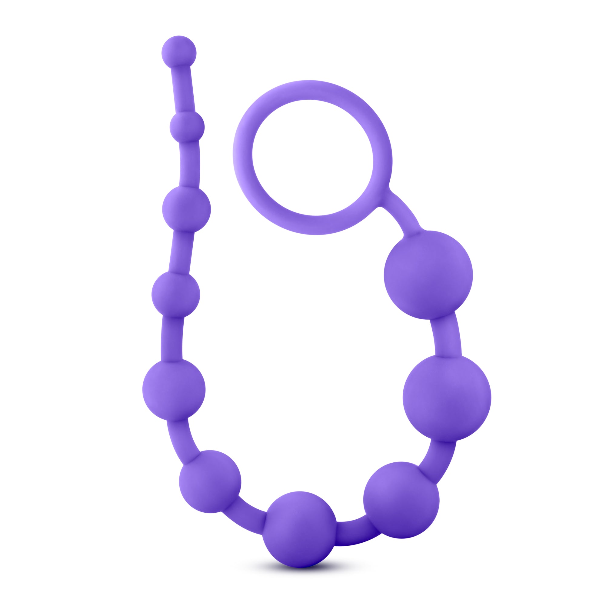 Luxe Silicone 10 Beads Purple 12.5 Inch Length > Anal Range > Anal Beads