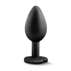 Temptasia Bling Plug Small Black > Anal Range > Jewel Butt Plugs