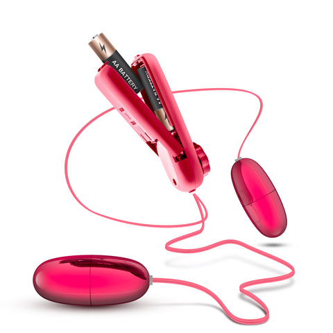 B Yours Double Pop Eggs Cerise Vibrating Pleasure Set BULLETS