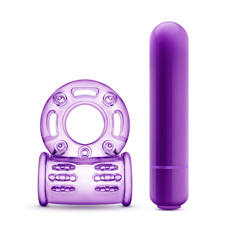 Play With Me Couples Play Vibrating Cock Ring in Purple Cock Rings Vibrating