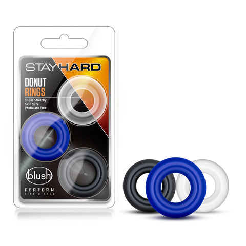 Stay Hard Donut Rings for Enhanced Performance and Stamina Multi COCK RING Set