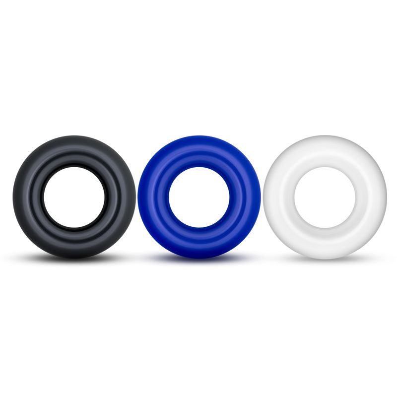Stay Hard Donut Rings - 3 Pack > Cock Ring > Sets