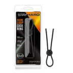 Stay Hard Silicone Loop Cock Ring in Black > Cock Ring > Adjustable