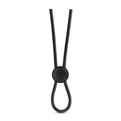 Stay Hard Silicone Loop Cock Ring in Black COCK RINGS