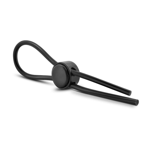Stay Hard Silicone Loop Cock Ring in Black COCK RINGS