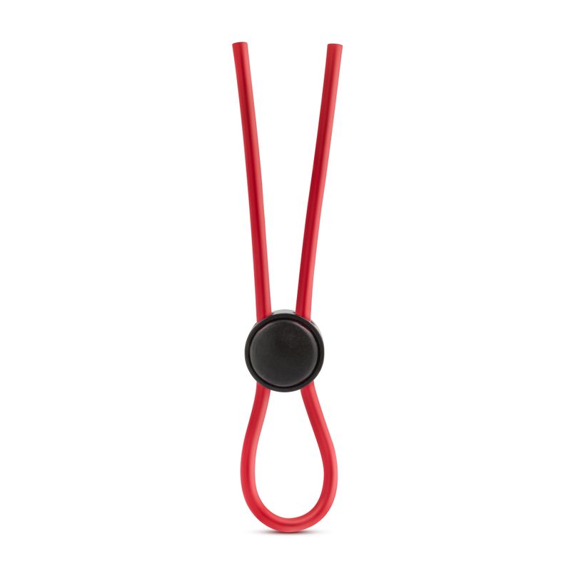 Stay Hard Silicone Loop Cock Ring in Red > Cock Ring > Adjustable