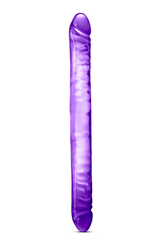 B Yours Double Dildo Purple 18in Double Dongs