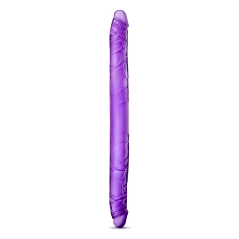 B Yours Double Dildo Purple 16in Double Dongs