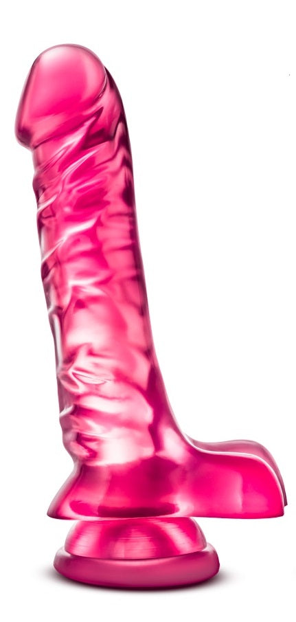 B Yours Basic 8 Pink Realistic Dildo with Suction Cup DONGS