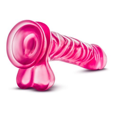 B Yours Basic 8 Pink Realistic Dildo with Suction Cup DONGS