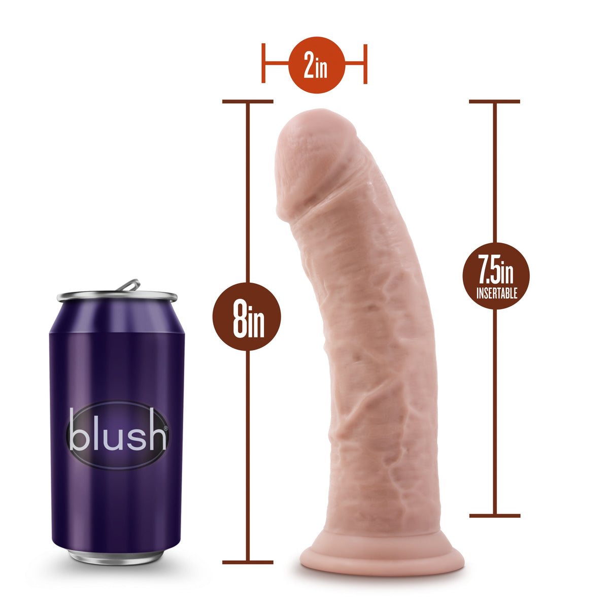 Dr Skin Dildo with Suction Cup – 5.5 to 9.5 Inch > Dildos > Realistic Dildos