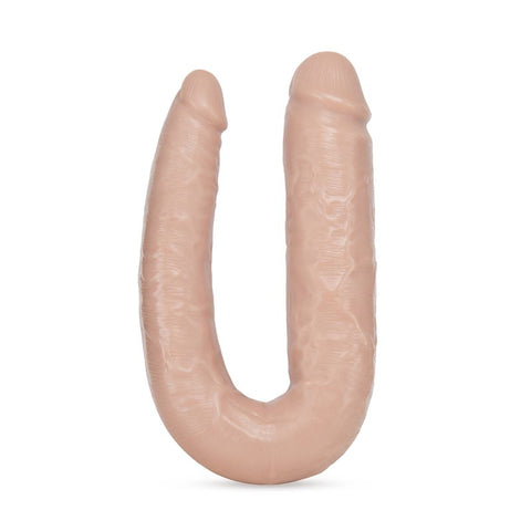 Dr Skin Dr Double Vanilla U Shaped Double Dildo for Couples and Solo Exploration > Realistic Dildos and Vibes > Double Dildos