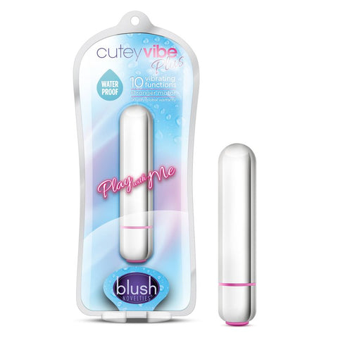 Play With Me Cutey Vibe Plus Silver Adult Sex Toy Silver Vibrators