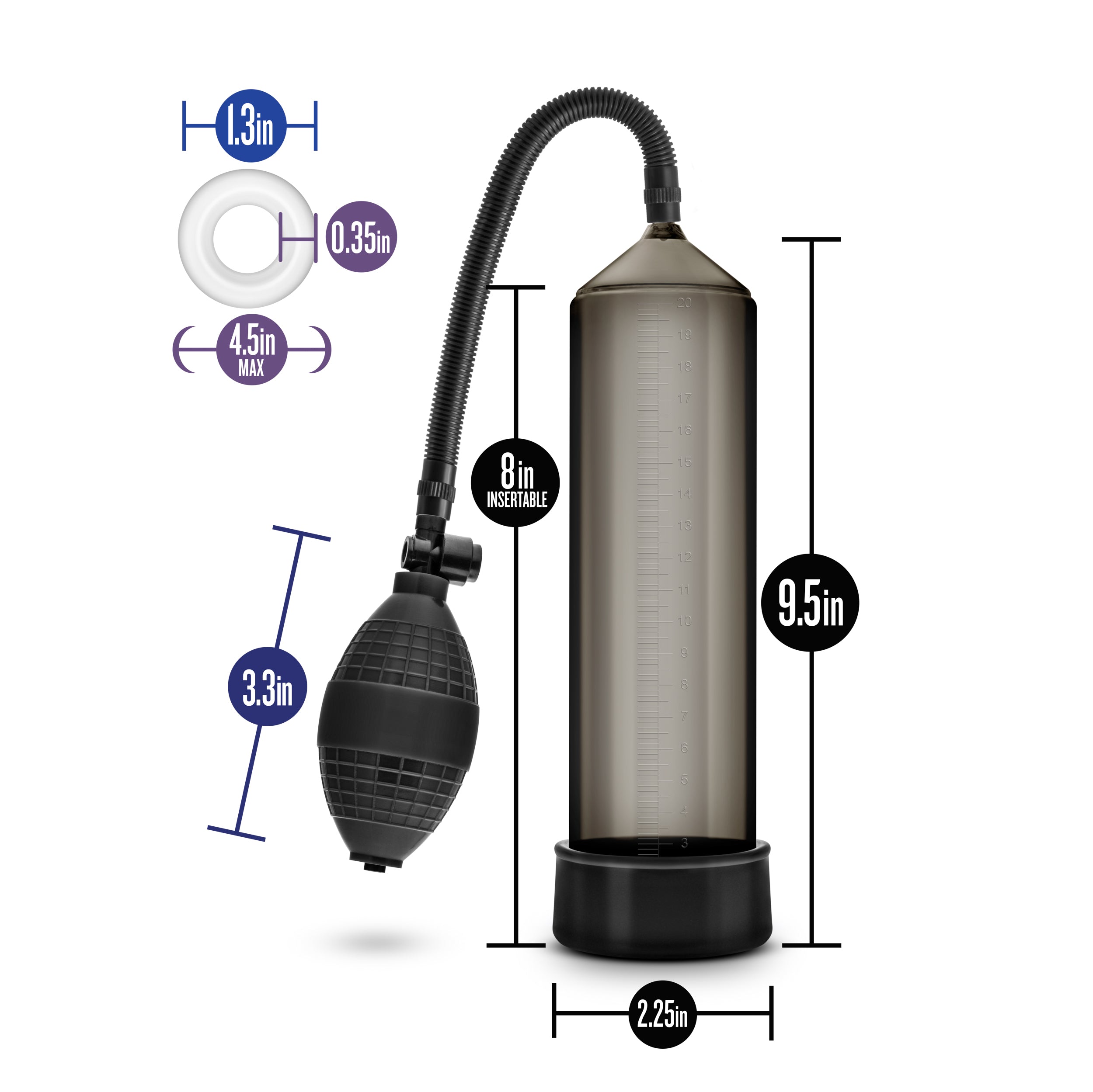 Performance VX101 Male Enhancement Pump in Black > Pumps > Penis Pumps