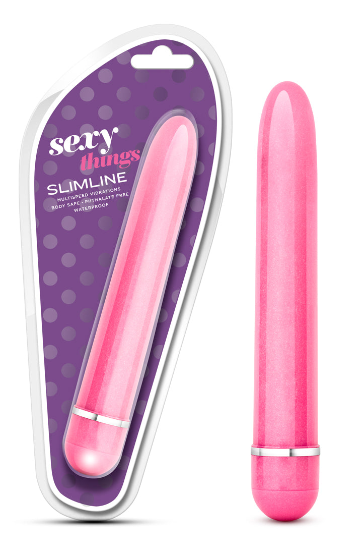 Sexy Things Slimline Vibe Pink 7 Inch Vibrator Pink > Vibrators > Standard Vibrators
