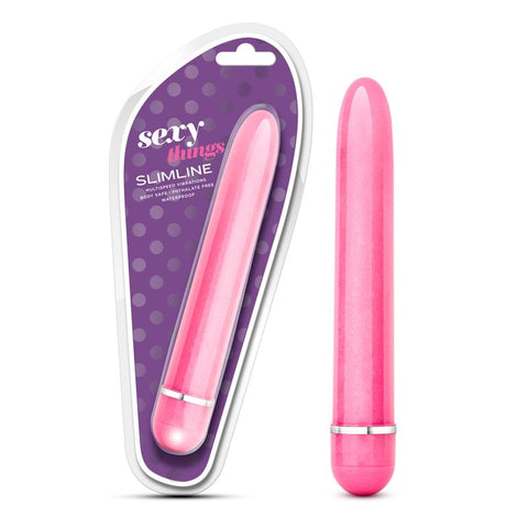 Sexy Things Slimline Vibe Pink 7 Inch Vibrator Vibrators