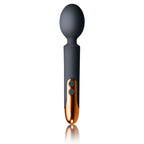 Oriel Rechargeable Wand – Luxury Silicone Rechargeable Wand Vibrator Black > Sex Toys > Massage Wands