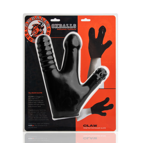 Claw Glove Black for Ultimate Pleasure and Control Medical Themed