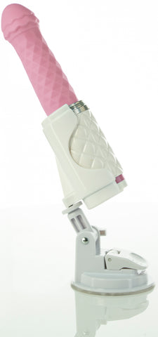 Pillow Talk Feisty Pink Thrusting Vibrator with Silicone DONGS Thrusting
