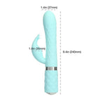 Pillow Talk Lively Teal Rabbit Vibrator > Vibrators > Ladies > Rabbit