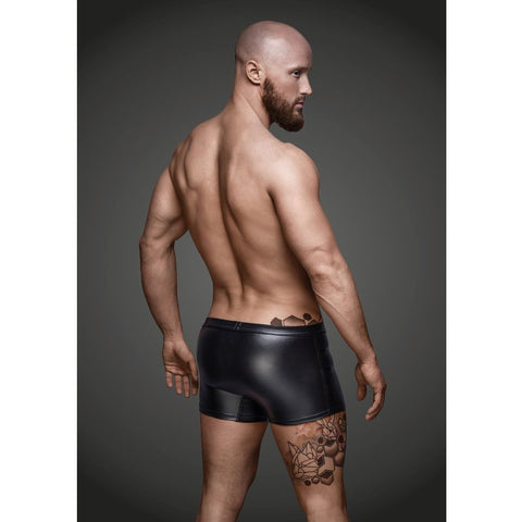 Sexy Tight-Fitting Shorts With Zipper and Stylish Seams Design Mens Apparel