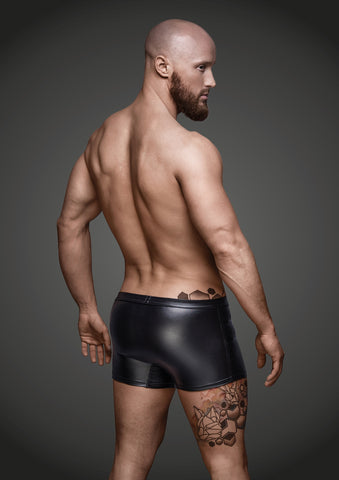 Sexy Tight-Fitting Shorts With Zipper and Stylish Seams Design Mens Apparel