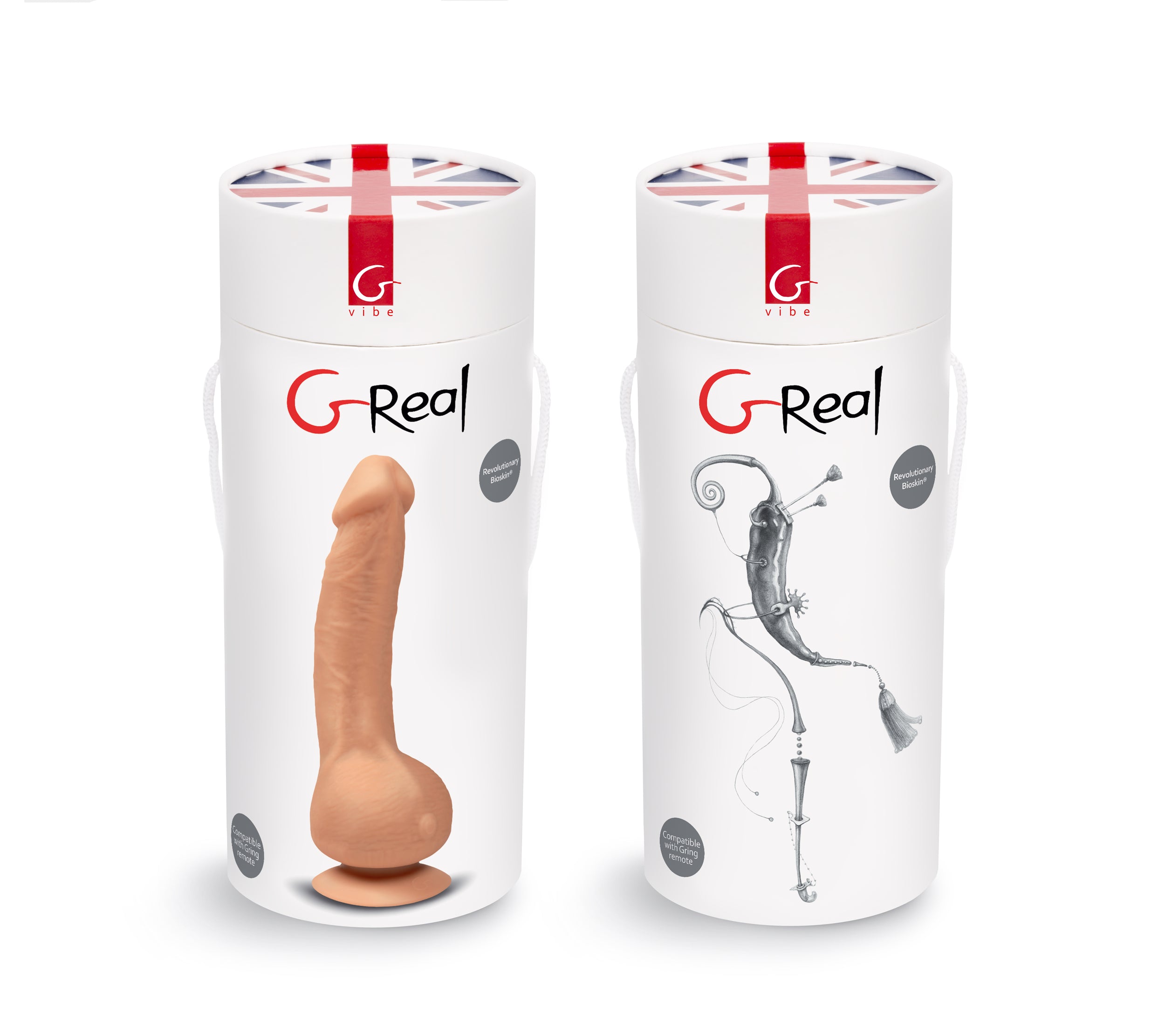 Greal Flesh w Suction Cup 22 x 3.7 cm Premium Toy Secondary image