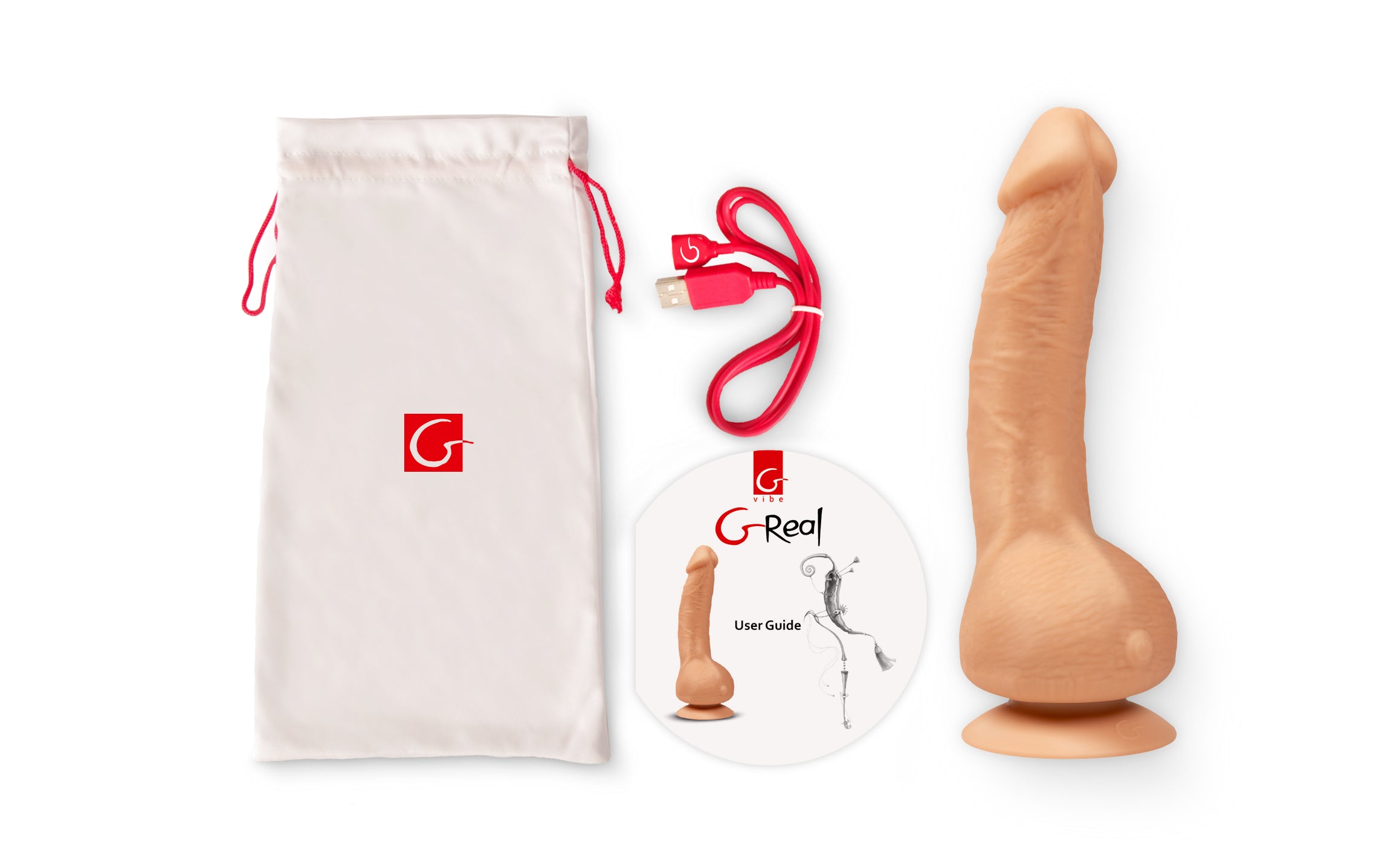 Greal Flesh w Suction Cup 22 x 3.7 cm Premium Toy > Dildos > Realistic Dildos