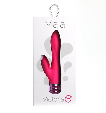 Maia Victoria - 15.2 cm USB Rechargeable Rabbit Vibrator VIBRATORS-RABBIT