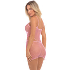 Roll Up Net Mini Dress > Clothes > Bra Sets