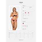 Liferia Black Cupless Lingerie Set With Lace and Adjustable Straps > Clothes > Bra Sets