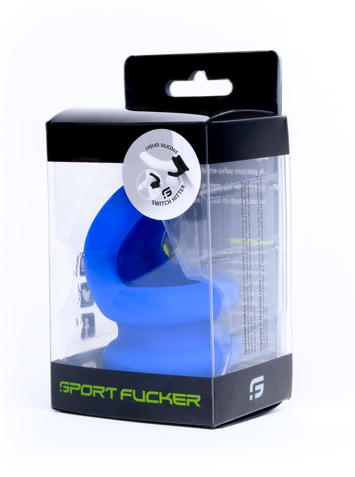 Sport Fucker Switch Hitter Blue Cock Ring and Ball Stretcher 36mm > Cock Ring > Sling