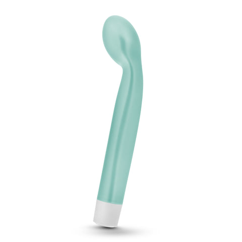 Noje G Slim Rechargeable Sage 8.25 Inch Vibrator Teal DONGS Vibrating